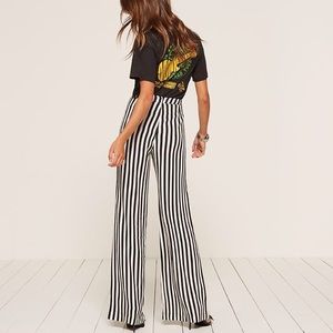 Reformation Sorrenti pants - b&w striped 🦨